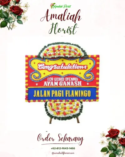 Bunga Papan Congratulation di Cinangka